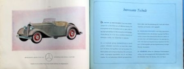 Preview: Mercedes-Benz 170 Modellprogramm 1935 Automobilprospekt (7997)
